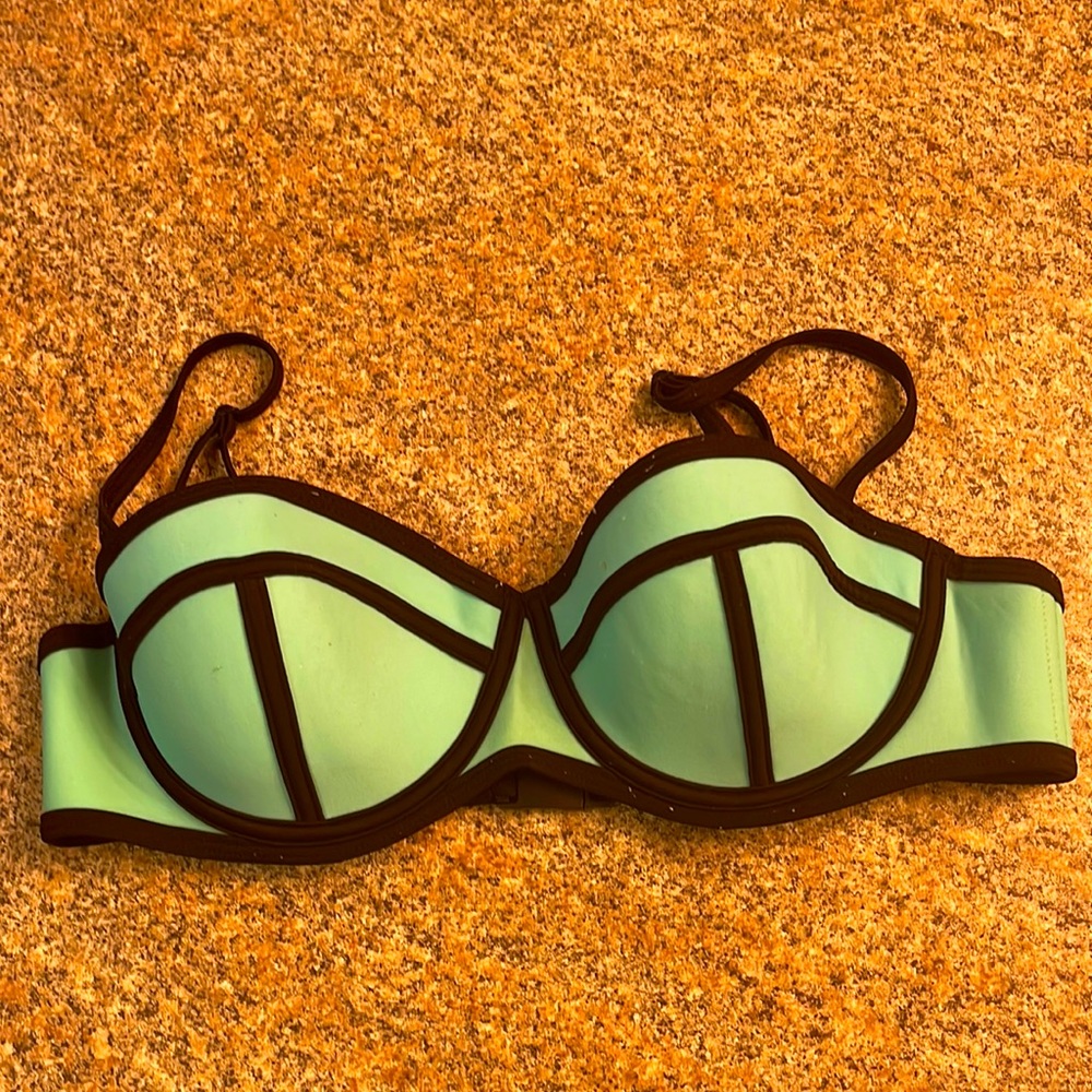 Triangl Aqua Bikini Top